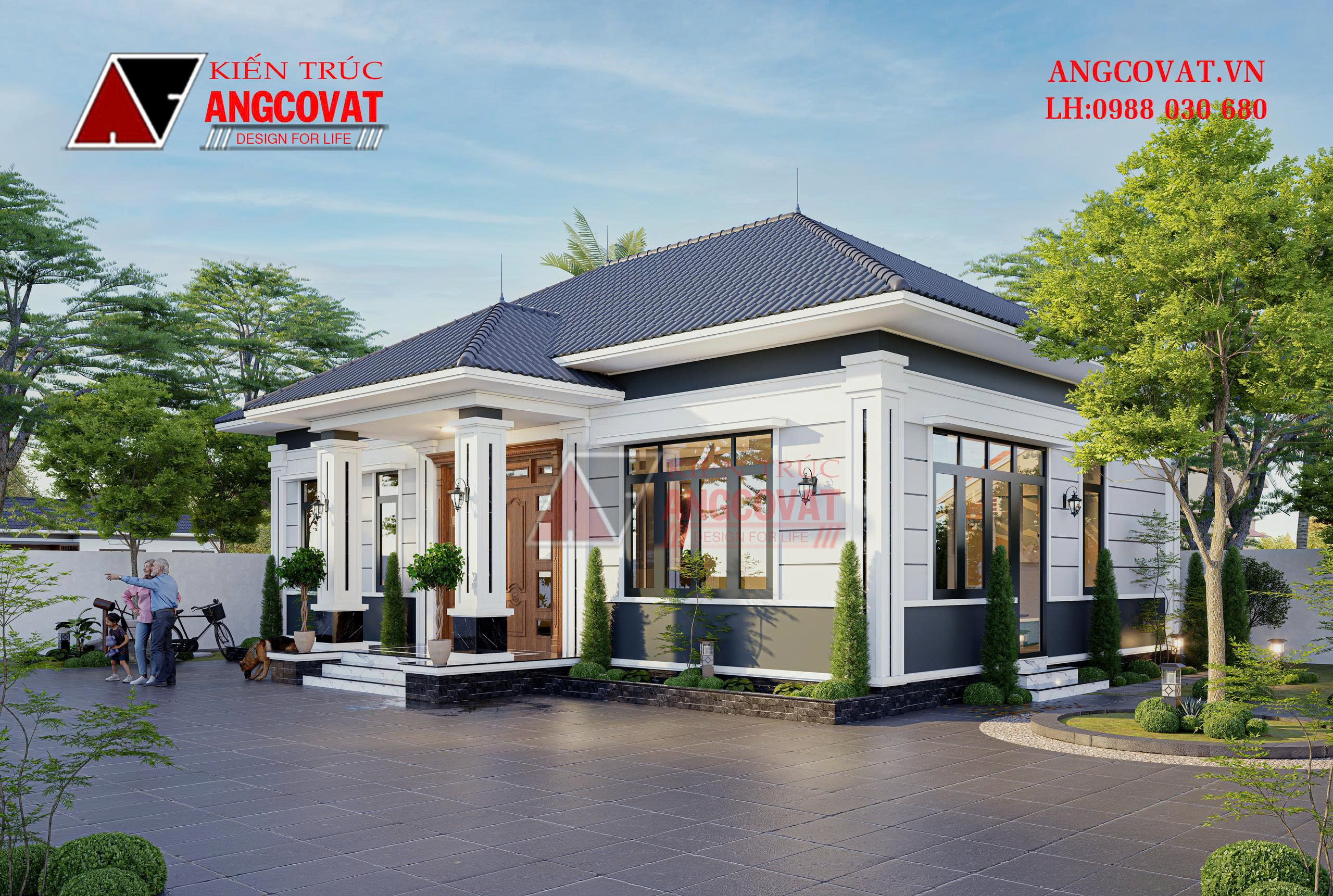 Thống kê khối lượng vật tư điện nước nhà cấp 4 3 phòng ngủ 100m2 mái Nhật