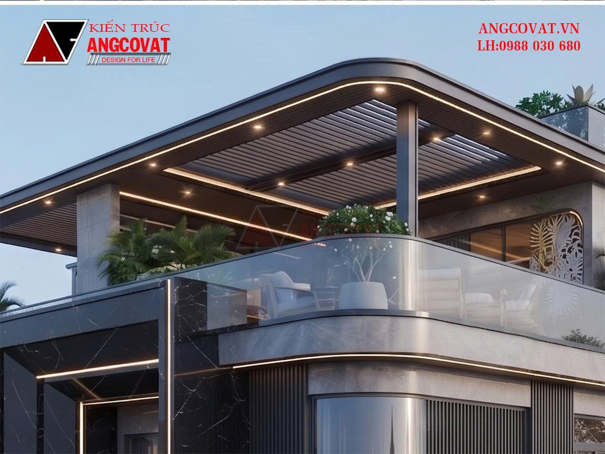 Nhà lô góc 2 mặt tiền 3 tầng 180m2 hiện đại 