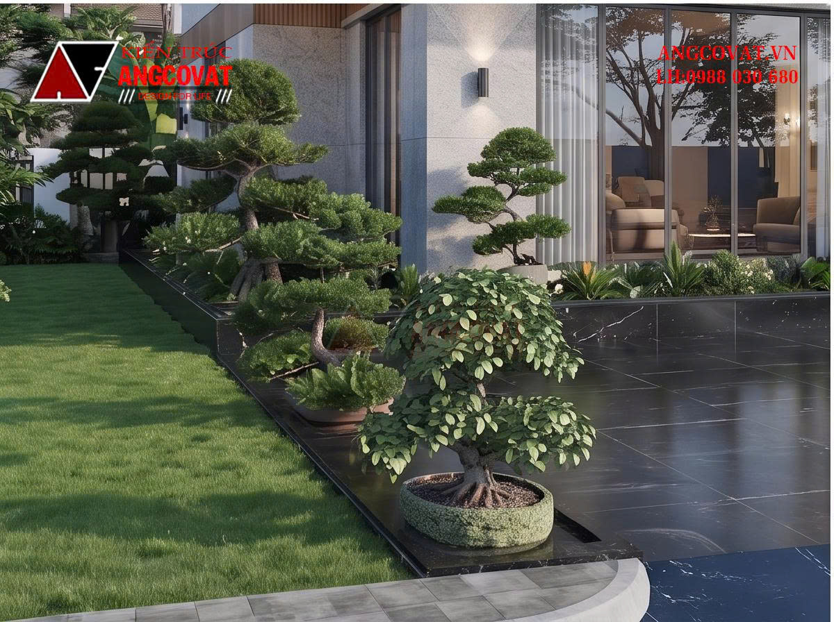Thiết kế biệt thự nhà vườn cấp 4 hiện đại diện tích 180m2 