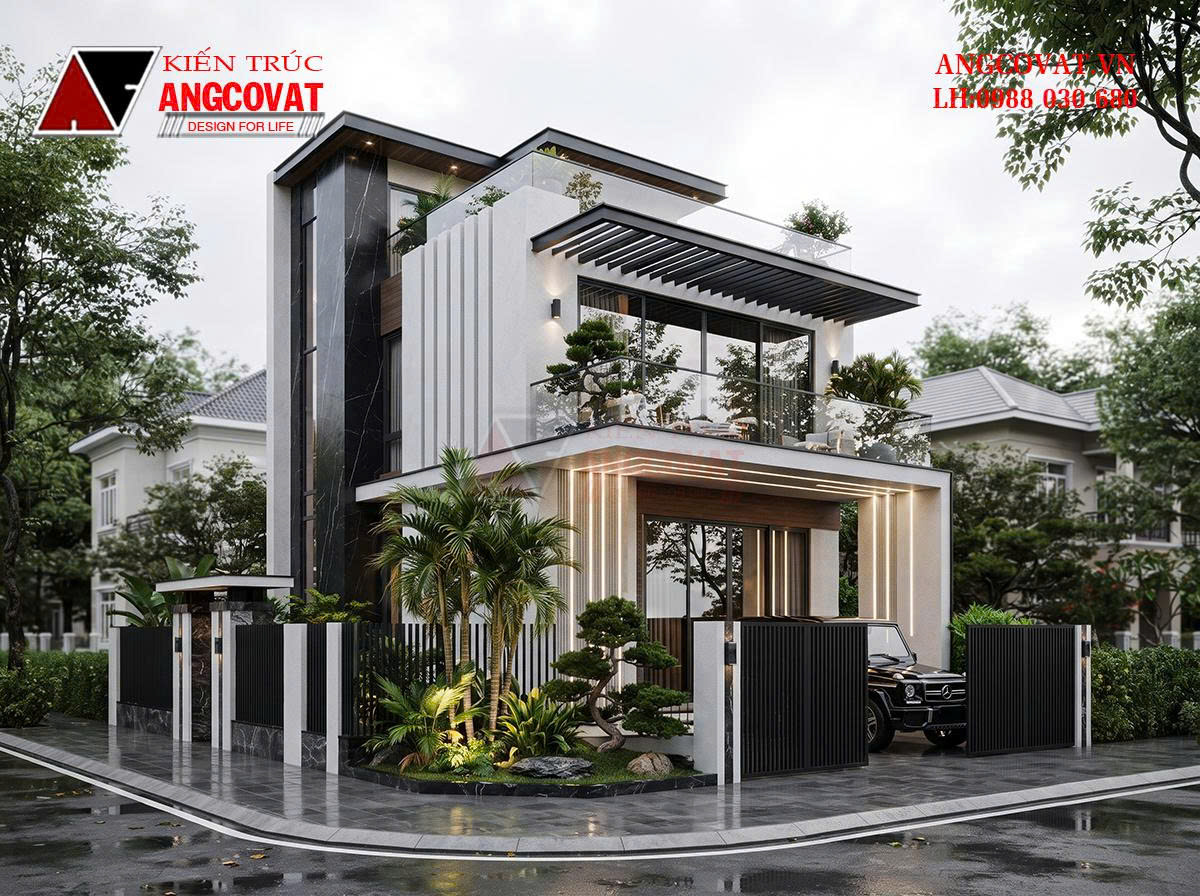 Chi phí xây biệt thự phố 3 tầng 8x14m có bảng dự toán chi tiết BT3290926