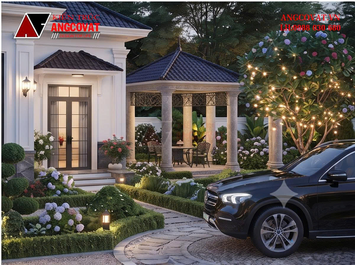 Đơn giá xây dựng nhà tân cổ điển 1 tầng 160m2