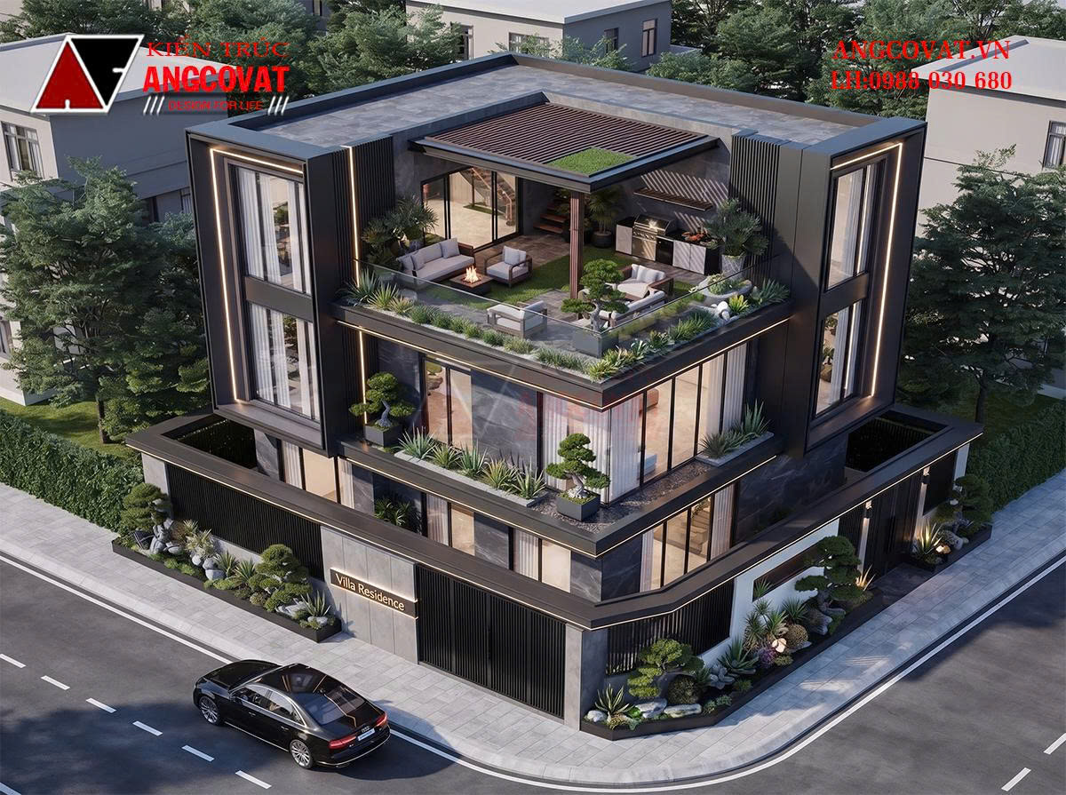 Giá xây nhà biệt thự 3 tầng hiện nay là bao nhiêu? BT1300926