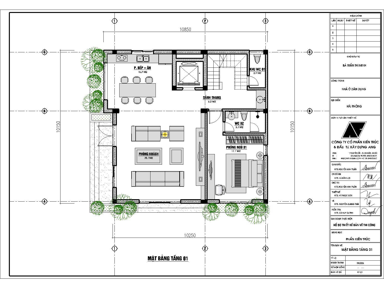 Giá xây nhà biệt thự 3 tầng hiện nay là bao nhiêu? BT1300926