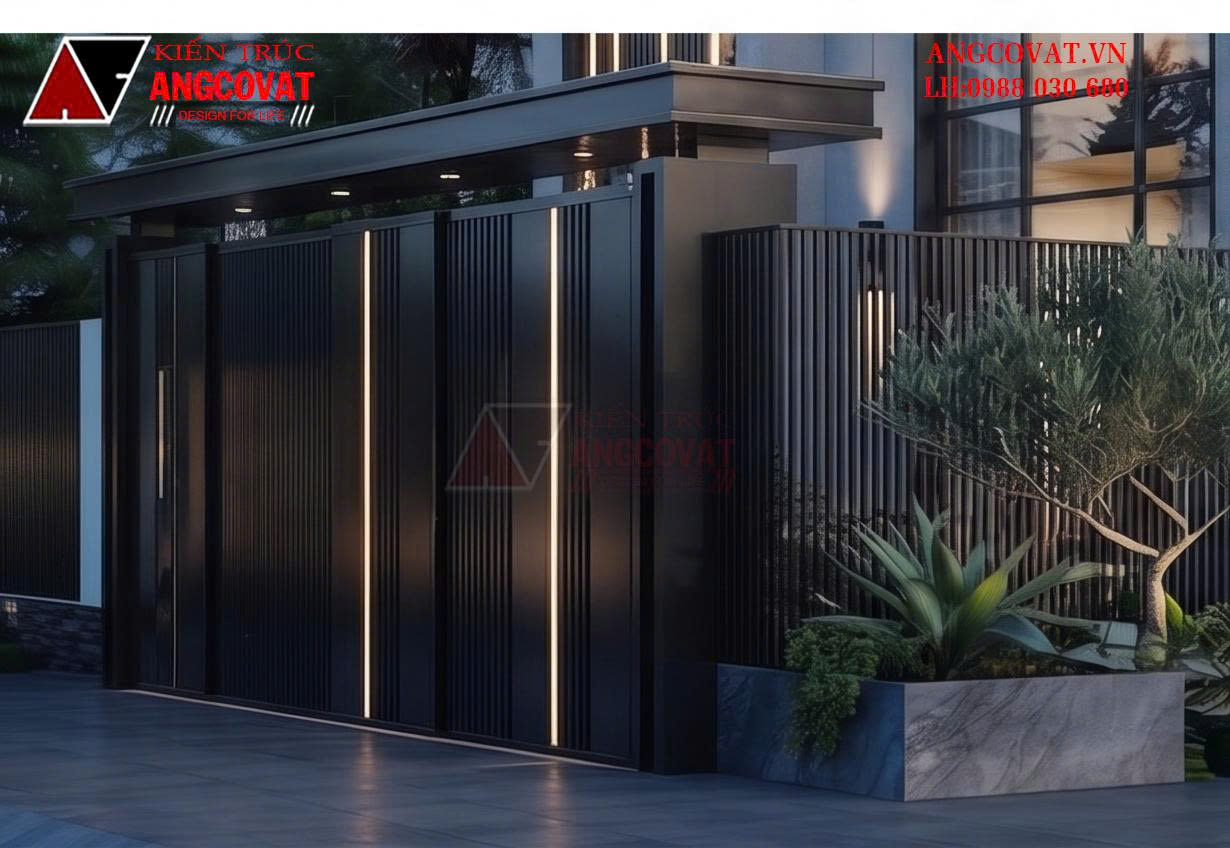 Thiết kế nhà vuông 10×10 4 tầng kết hợp văn phòng hiện đại BT1290926