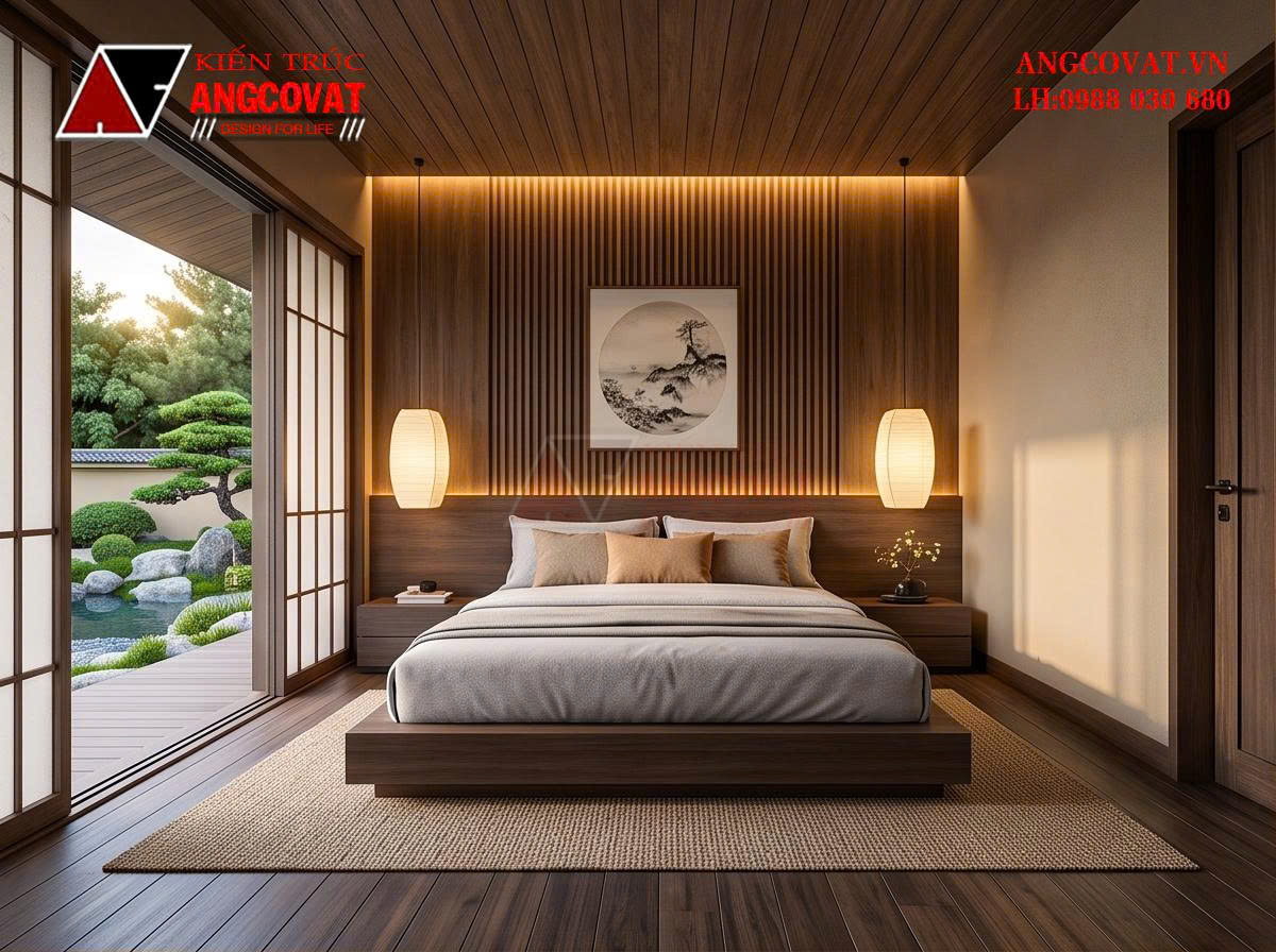 Thiết kế nhà cấp 4 có sân vườn ở giữa diện tích 350m2 – Giải pháp kiến trúc nghỉ dưỡng xanh BT2201026