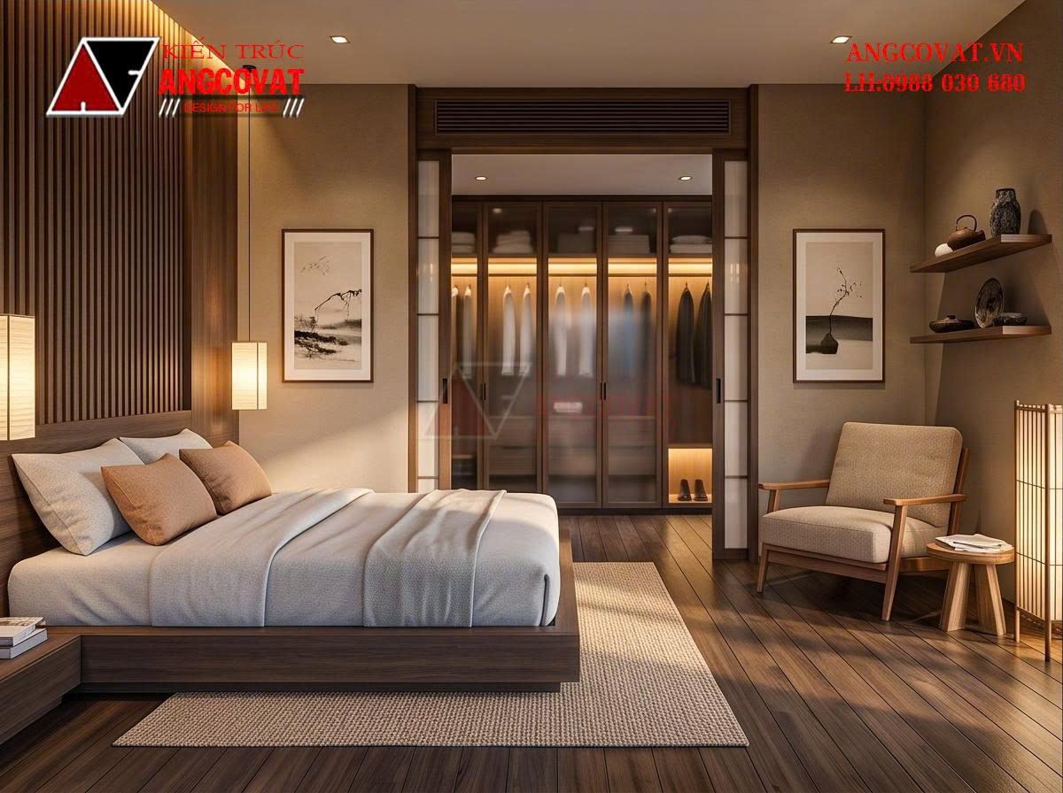 Thiết kế nhà cấp 4 có sân vườn ở giữa diện tích 350m2 – Giải pháp kiến trúc nghỉ dưỡng xanh BT2201026