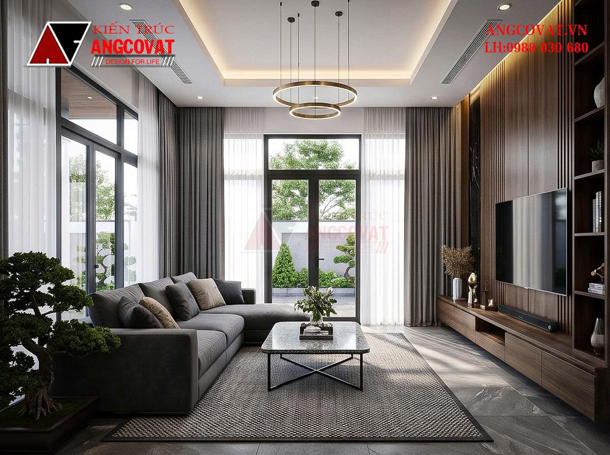 Chi phí xây nhà 1 tàng 1 tum hiện đại mái bằng tối ưu BT01261026