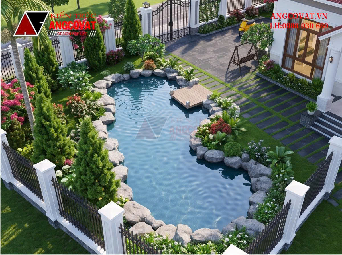 mau nha vuon 1 tang dien tich 150m2 10