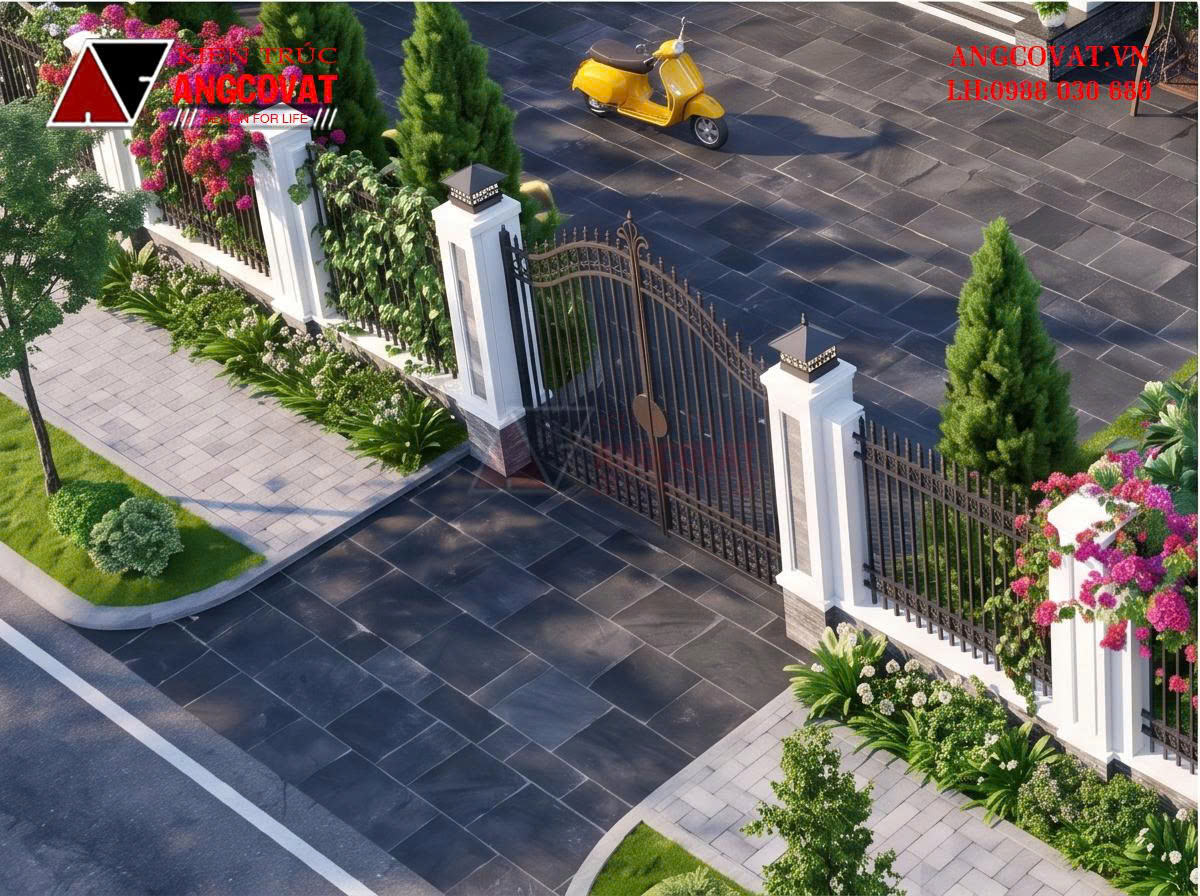 mau nha vuon 1 tang dien tich 150m2 5