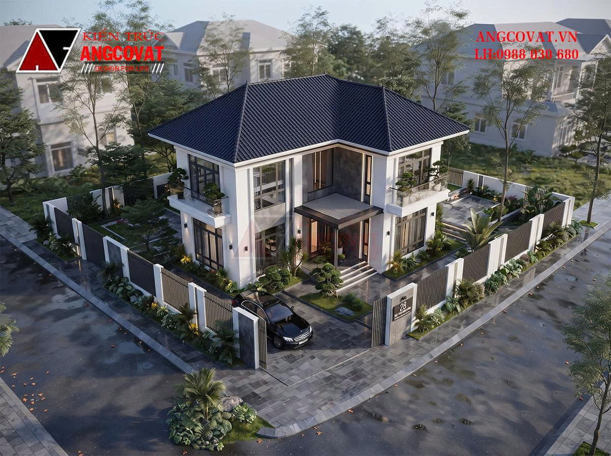 Xây nhà 2 tầng 130m2 trọn gói hết bao nhiêu tiền? BT031026
