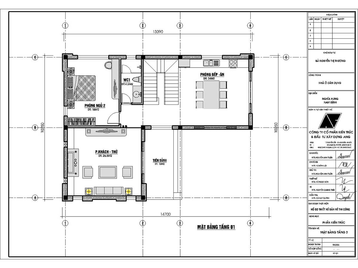 Nhà 2 tầng chũ L mặt tiền 10m sâu 14m tối ưu công năng BT021026