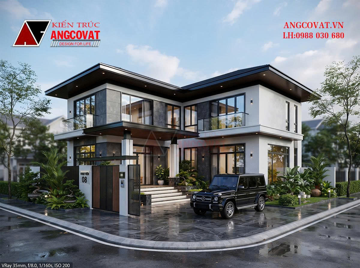 Nhà chữ L 2 tầng có phòng thờ tầng 2 hài hòa phong thủy diện tích 120m2 BT1051026