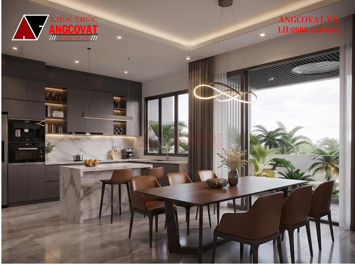 Thiết kế biệt thự 2 tầng 10x15m hiện đại đẹp BT2011026