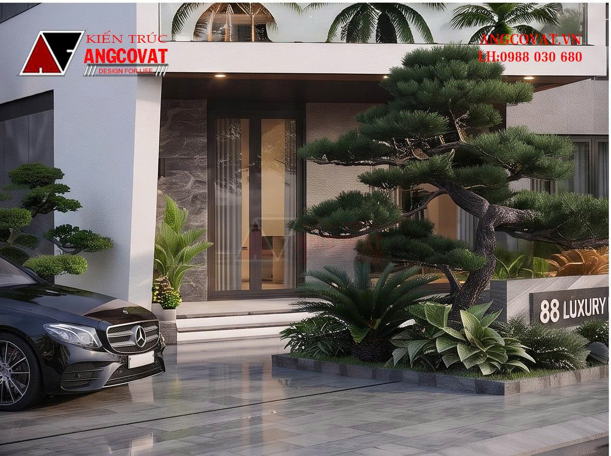 Thiết kế biệt thự 2 tầng 10x15m hiện đại đẹp BT2011026