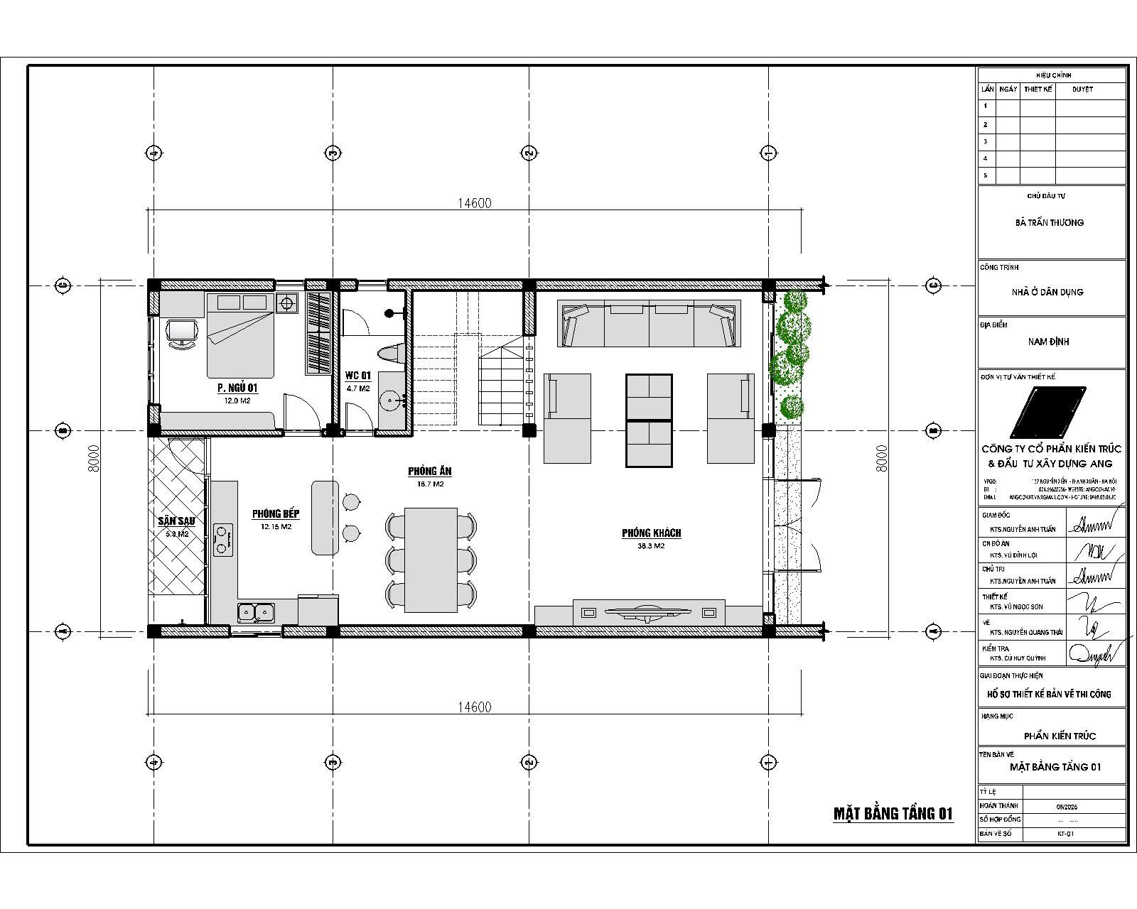 Thiết kế biệt thự 3 tầng 6 phòng ngủ diện tích 120m2 BT3011026