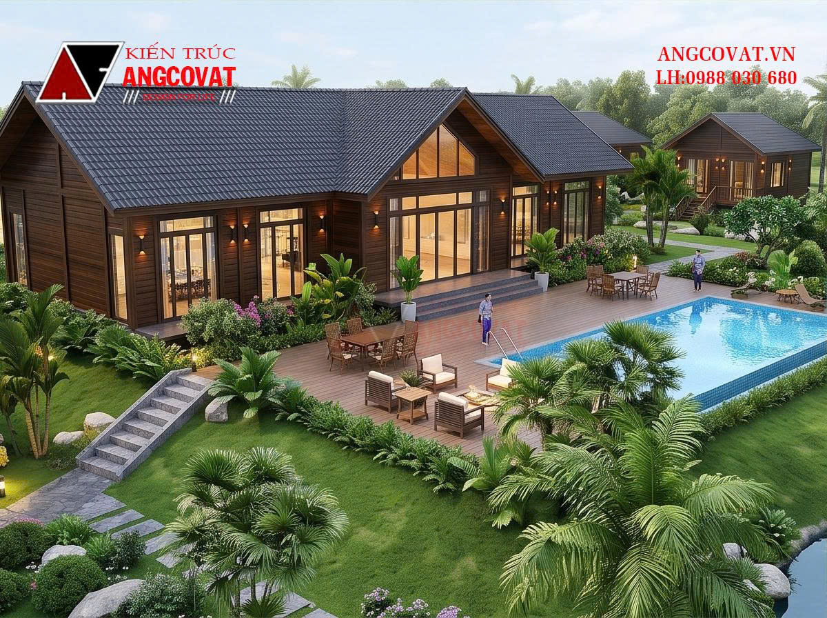 Tư vấn thiết kế bungalow resort 3000m2 đẹp mê hồn người BT0710206