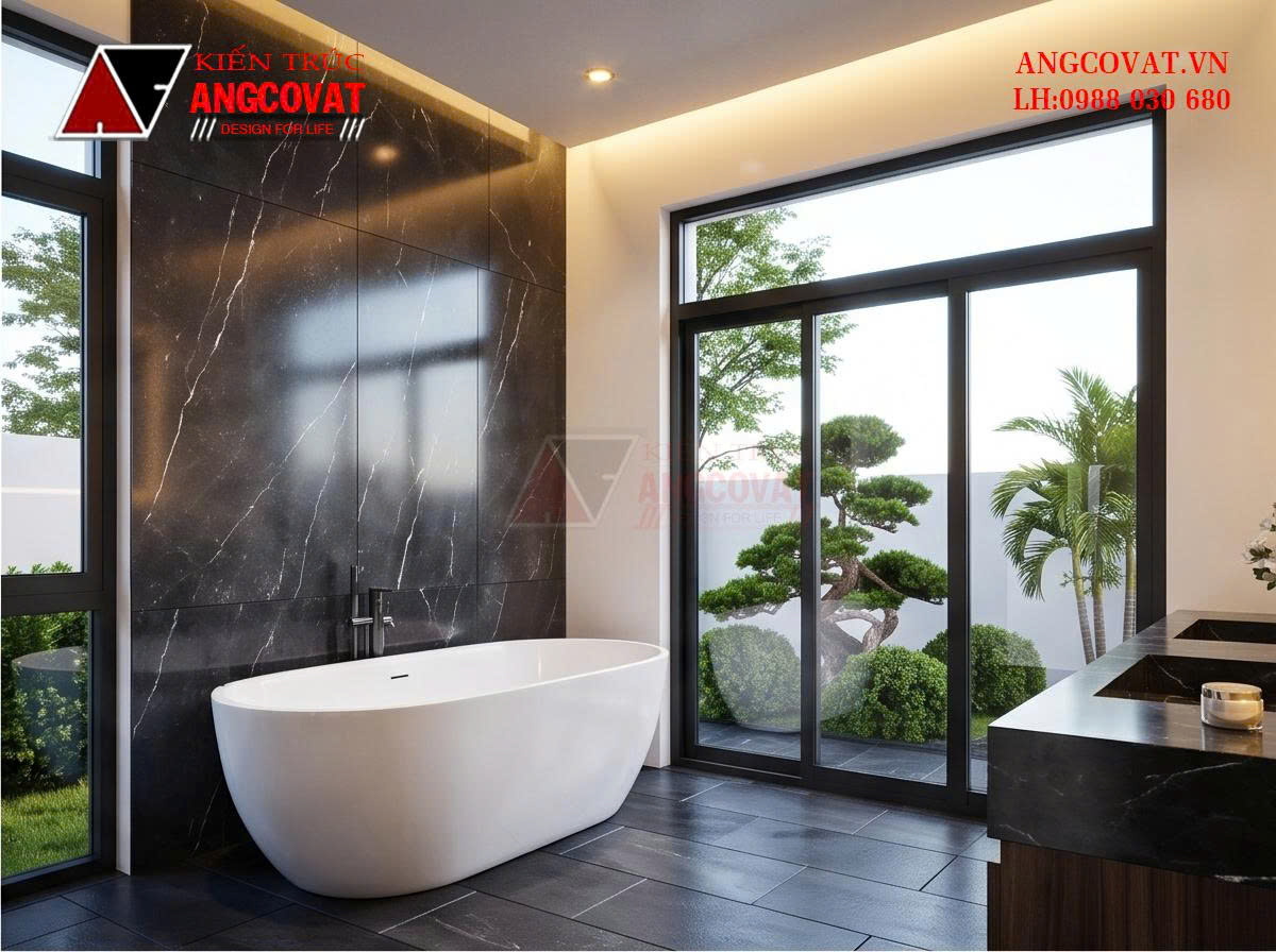 Mẫu nhà 1 tầng 1 tum 3 phòng ngủ 120m² ở nông thôn đẹp đủ công năng BT2261026