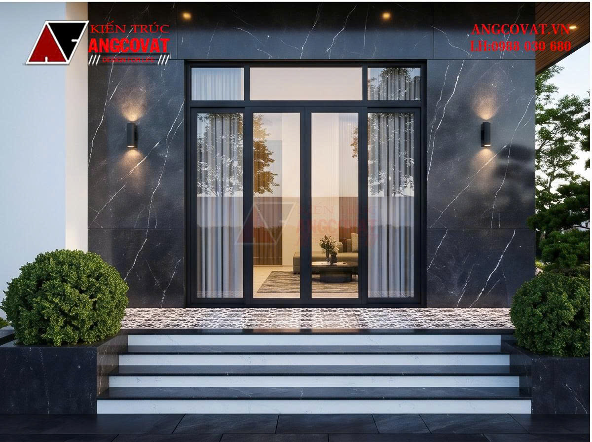 Mẫu nhà 1 tầng 1 tum 3 phòng ngủ 120m² ở nông thôn đẹp đủ công năng BT2261026