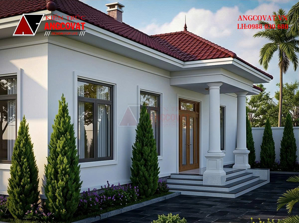 Khám phá mẫu thiết kế nhà 100m2 2 phòng ngủ mái Nhật tuyệt đẹp BT02151026