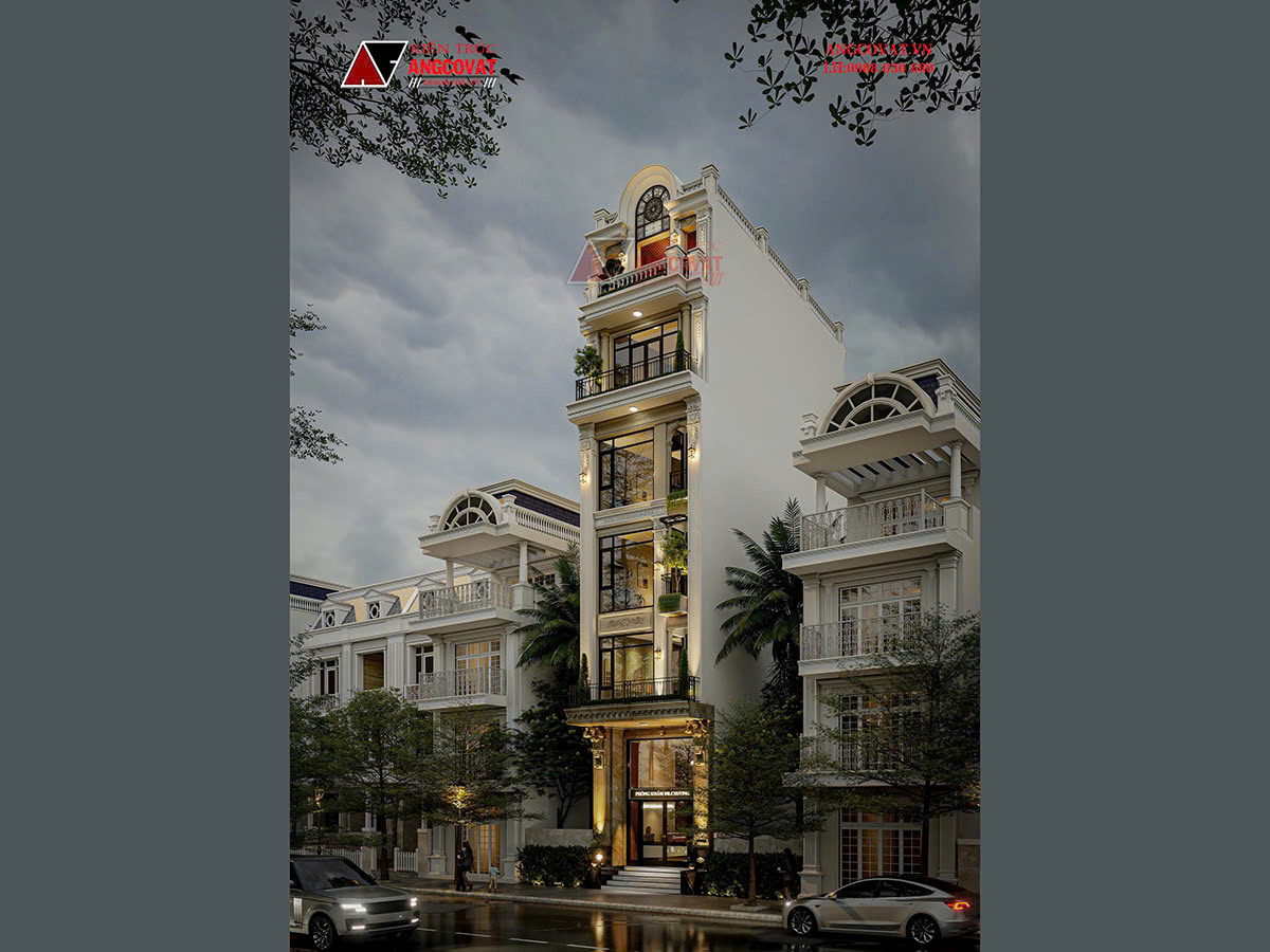 Tư vấn thiết kế nhà 4×16 có thang máy đẹp, phù hợp nhà phố đô thị kết hợp kinh doanh NP1151026
