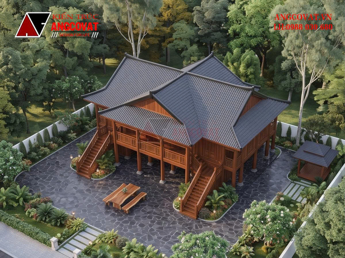 thiet ke nha san be tong dep gia re 13x16m 17